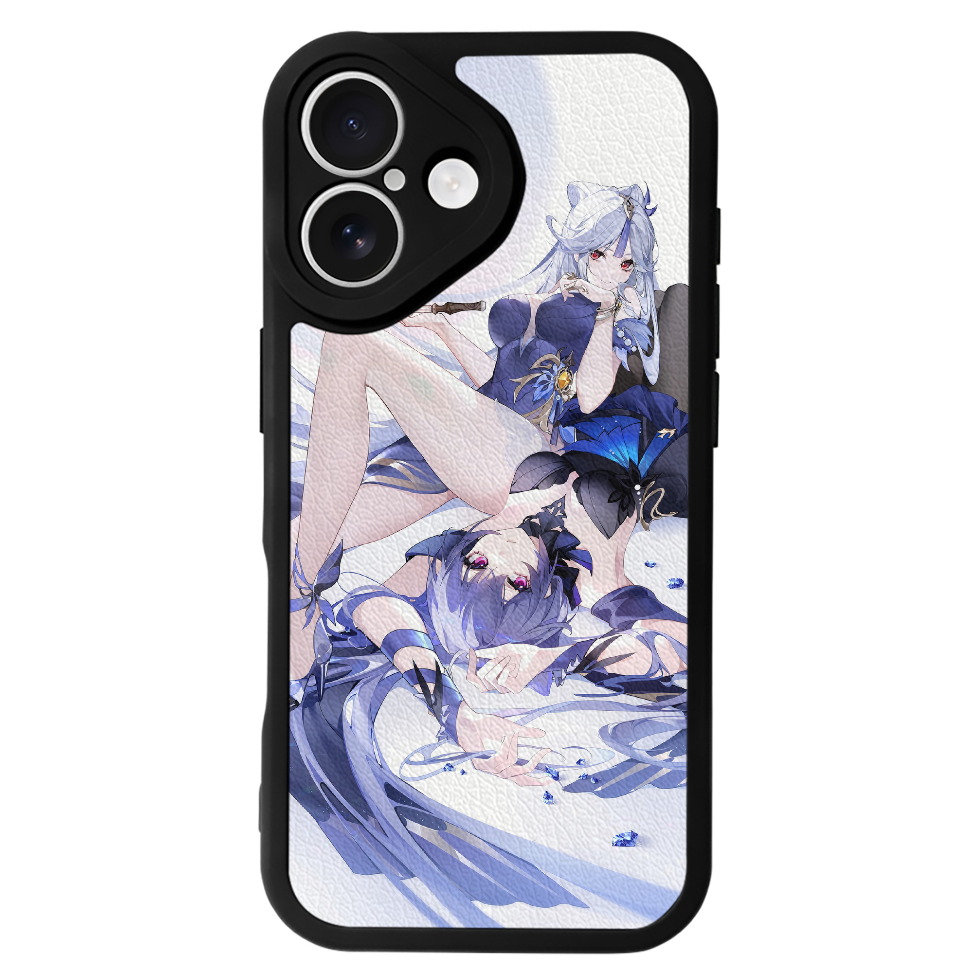 げんし神 genshin 【iPhone 16シリーズ対応】シリコンスマホケース（レザー調） 材質：シリコン